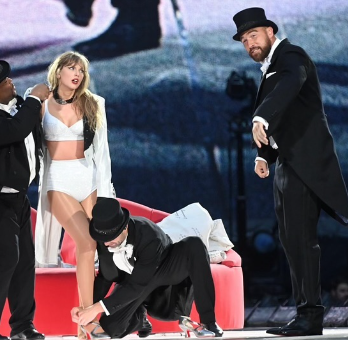 Taylor Swift and Travis Kelce